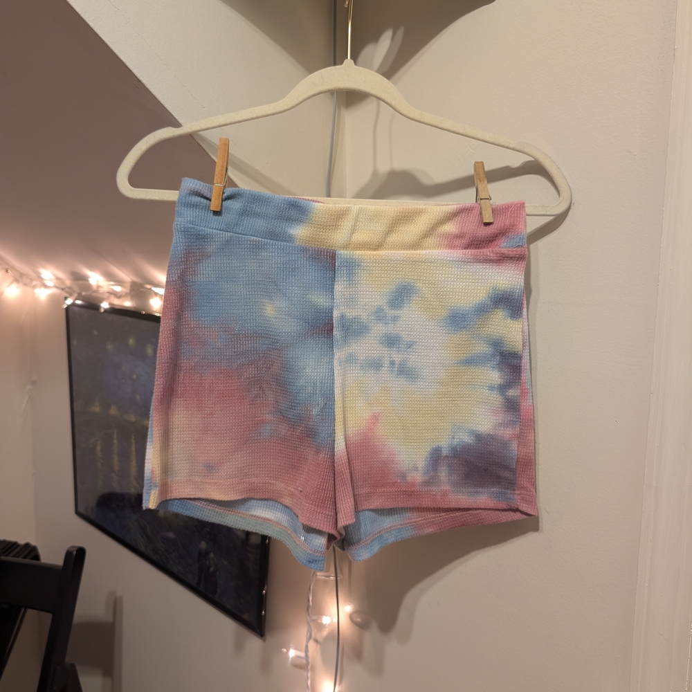 Windsor Pastel Tie-Dye Athletic Shorts